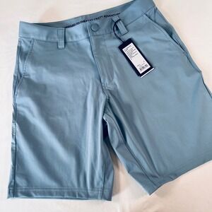 Rhone 9" Commuter Short Mens 28 Heron Blue Flex-Knit Standard Fit 100273-040-28